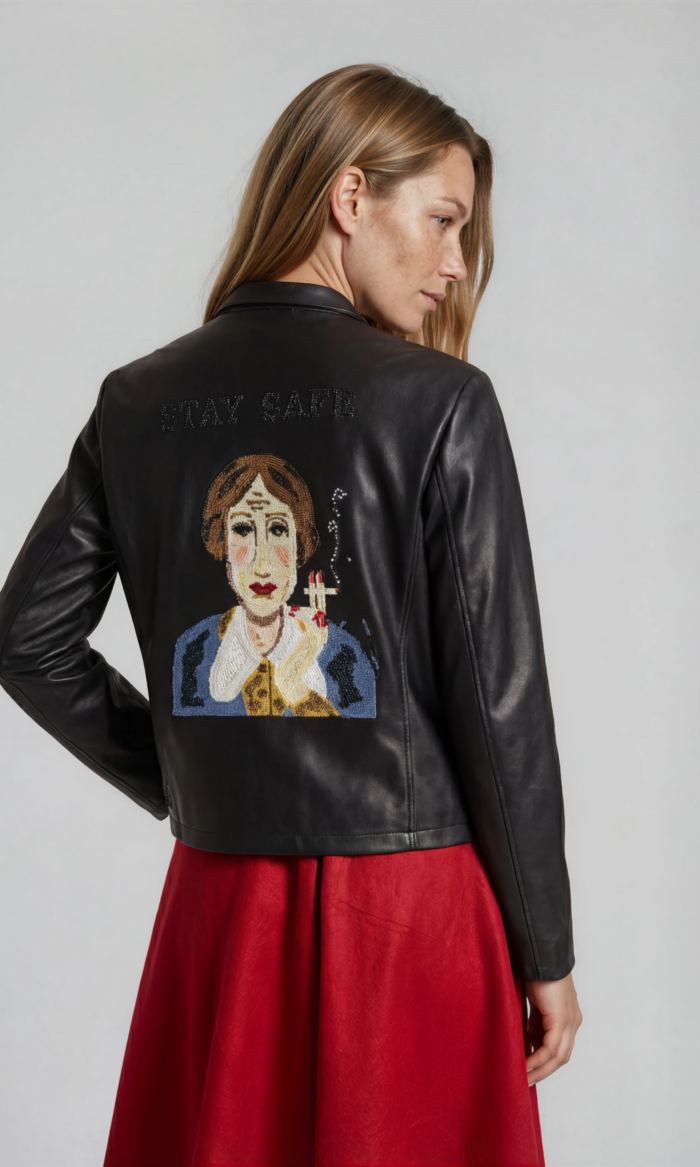 STAY SAFE LEATHER JACKET