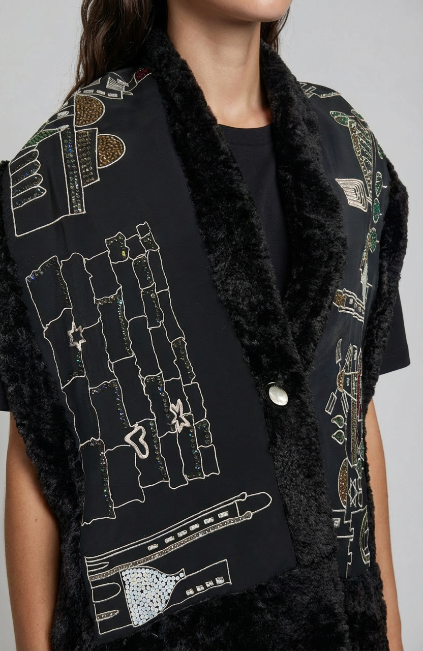 צעיף פרווה קרוב