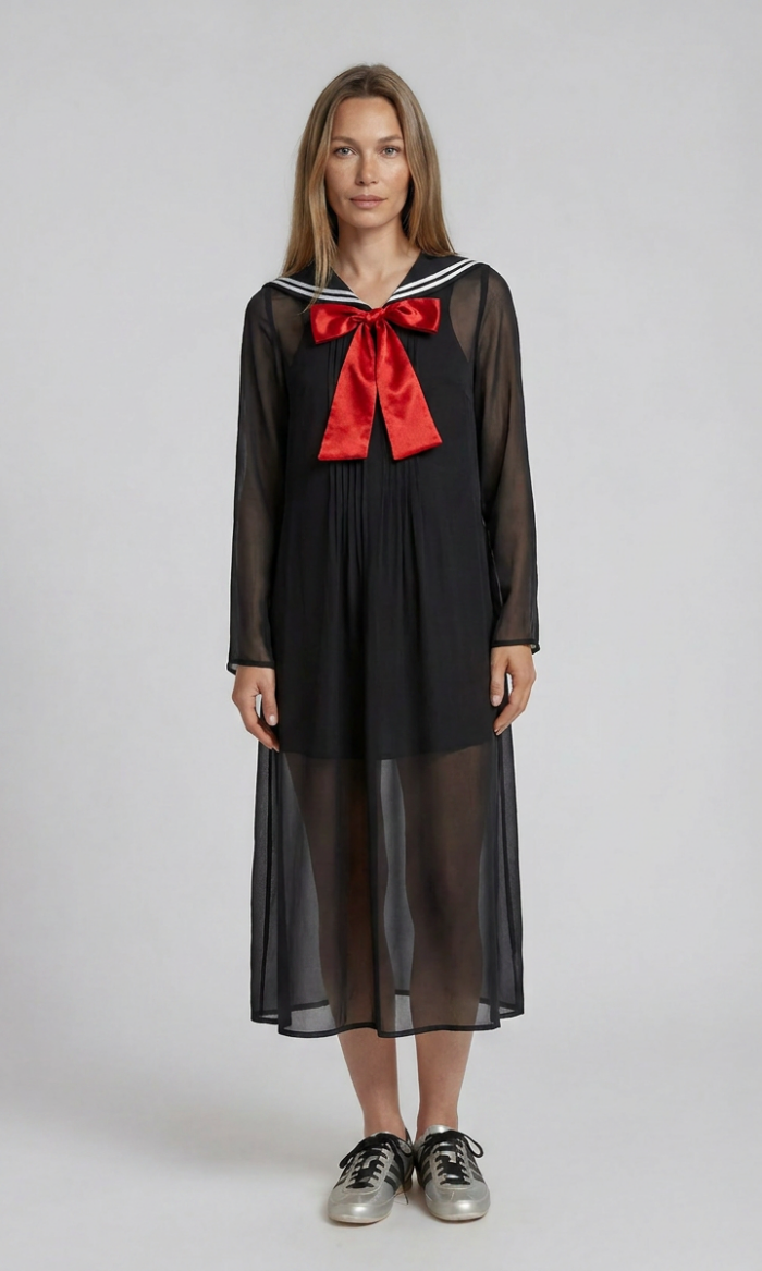 BLACK SAILOR DRESS
