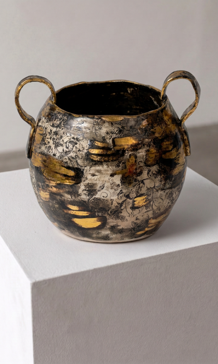 BIG GOLD VASE
