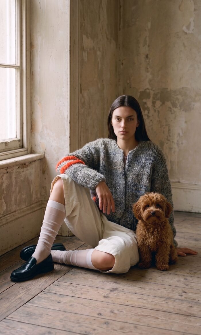 SKY KNIT CARDIGAN